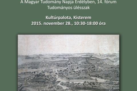 MTNE 2015 Maros megye és Marosvásárhely történetéből