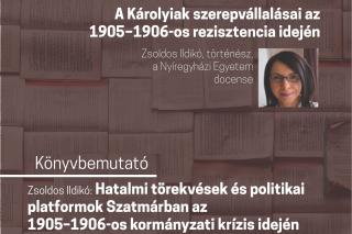 Zsoldos Ildikó előadása és könyvének bemutatója