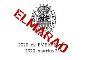 2020. évi EME Közgyűlés