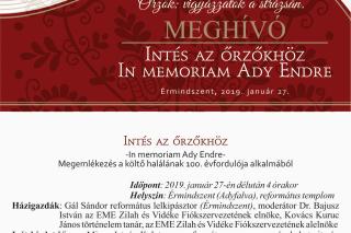 In memoriam Ady Endre